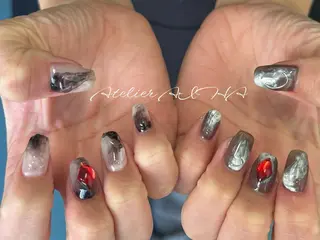 セミロング アトリエAIHA★ フィルイン推奨サロンのネイルデザイン