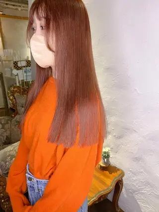 ロング カラー ブリーチ特化🌺★ あや🌵のヘアスタイル