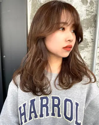 ロング カラー Pia ツボイ ケイタのヘアスタイル