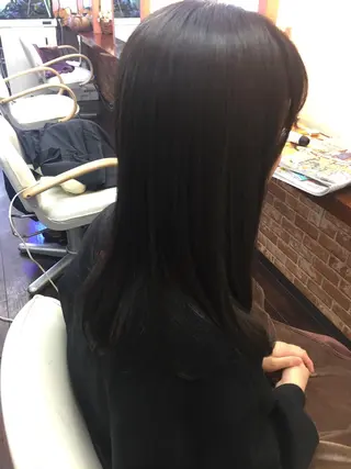 ロング パーマ 桧山 真のヘアスタイル