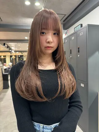 ロング カラー ダブルカラー🩰 CHIHIRO👒のヘアスタイル