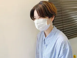 ショート タカハシ ハヤトのヘアスタイル