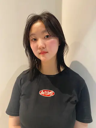 ミディアム カラー パーマ mai / linoah˚✧のヘアスタイル