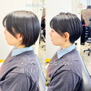 ショート 👑銀座ショート/ 絶壁補正/金子涼👑のヘアスタイル