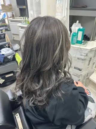 ロング カラー WEST✂︎AKI HIRO✂︎大和高田のヘアスタイル
