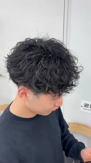 ショート パーマ メンズ 名古屋メンズパーマ /松井生のヘアスタイル