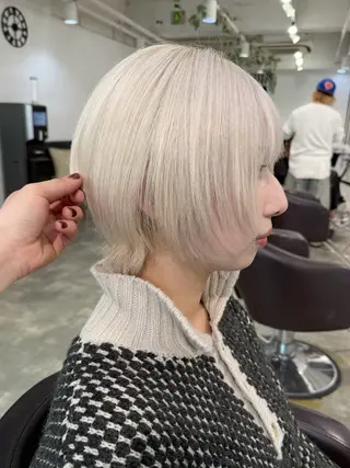 カラー ハイトーン✨髪質 改善🫧RYOのヘアスタイル