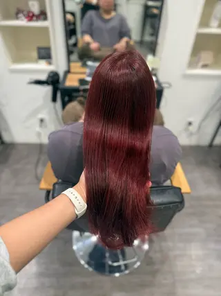 ロング カラー 艶髪レイヤー上田 紗也🇰🇷💗のヘアスタイル
