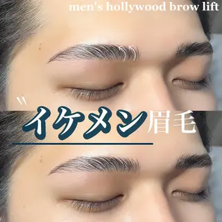 メンズ マツエク・マツパ アイブロウ Moyu eyelashのマツエク・マツパデザイン