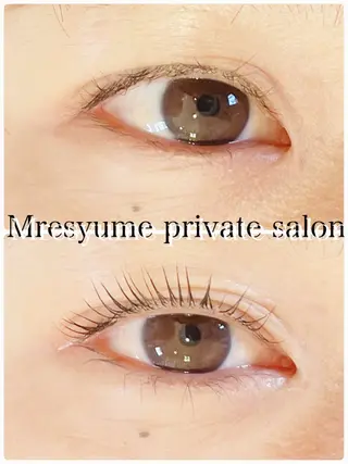 マツエク・マツパ Mresyume MAYUのマツエク・マツパデザイン