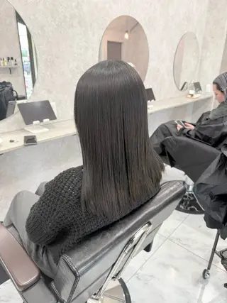 ミディアム カラー 🌺ハイトーン🌺 矢葺 なぎさ🌺🌺のヘアスタイル