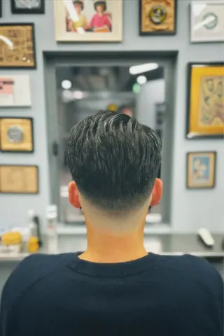 ショート メンズ 池袋メンズパーマ フェード純平のヘアスタイル