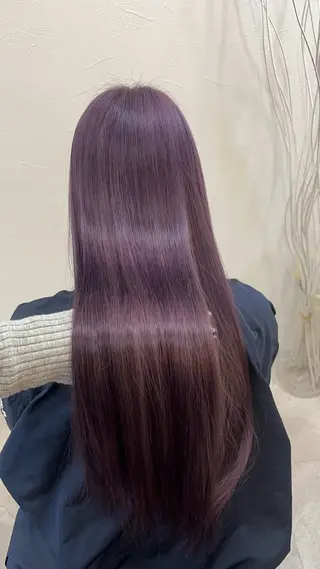 ロング カラー 🦋Yui🦋透明感 /ベージュ/Wカラーのヘアスタイル