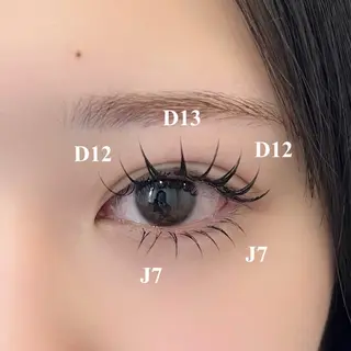 マツエク・マツパ eyenail Lilyのマツエク・マツパデザイン