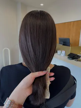 ロング カラー 艶髪☆顔周りカット /秋田 遥華のヘアスタイル