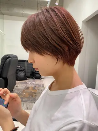 ショート カラー ヘアアレンジ 【代表】 たき〜のヘアスタイル