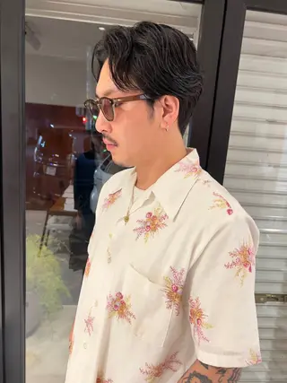 メンズ 和泉市フルール 古賀　薫のヘアスタイル