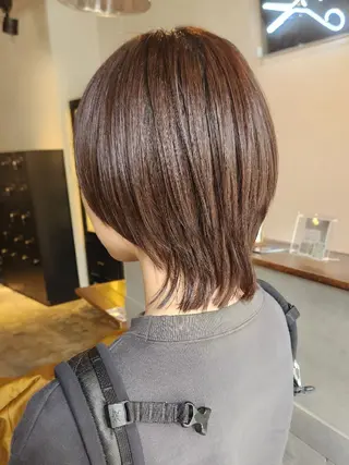 ショート ハヤシ マユ ✂ 府中美容室のヘアスタイル
