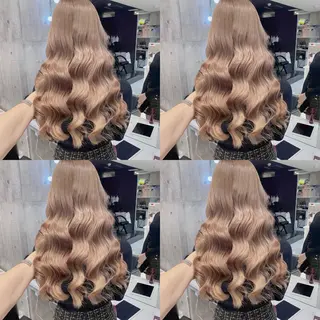 ロング カラー ダブルカラー特化💍 tiam💍韓国ヘアのヘアスタイル