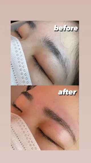 アイブロウ 岡田 麗華のヘアスタイル