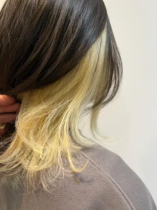 ミディアム カラー 清水　仰士 ROW町田のヘアスタイル