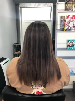 セミロング カラー ヘアアレンジ 大塚 貴之のヘアスタイル