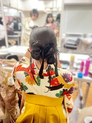 ヘアアレンジ 暖色カラー/アレンジ /束間まつげ🌼のヘアスタイル