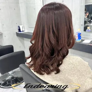 セミロング Endearing 銀座/レイヤーカットのヘアスタイル