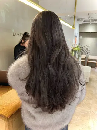 ロング 似合わせレイヤー ＆透明感カラーのヘアスタイル
