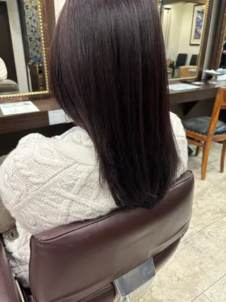 カラー 寺岡 花純のヘアスタイル
