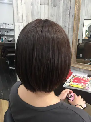 カラー 中山 ルミ子のヘアスタイル