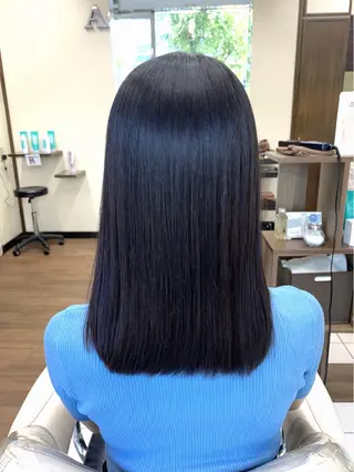 ロング ブリーチでもできる 縮毛矯正相原慎🌈のヘアスタイル