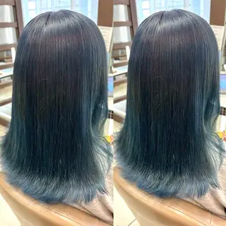 カラー ヘアメ🎀推しカラー 🥣横浜/しほ🧸のヘアスタイル