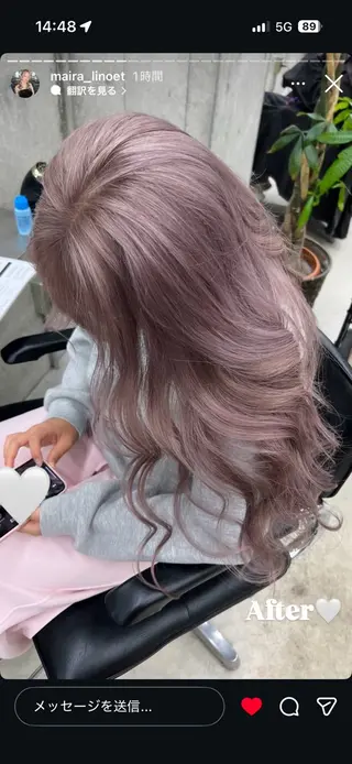 カラー 伊藤 七奈のヘアスタイル