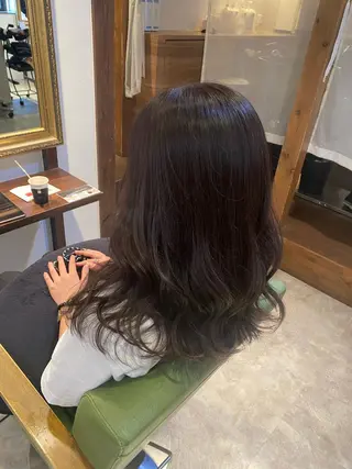 カラー パーマ 🫧透明感カラー 🫧 ジルバ清水南海のヘアスタイル
