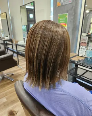 ミディアム カラー 山田 一輝のヘアスタイル