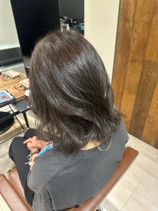 ミディアム カラー 🩶 maria🩶のヘアスタイル