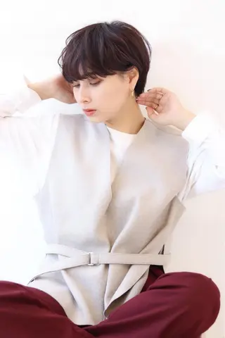 ショート 高見 紗代のヘアスタイル