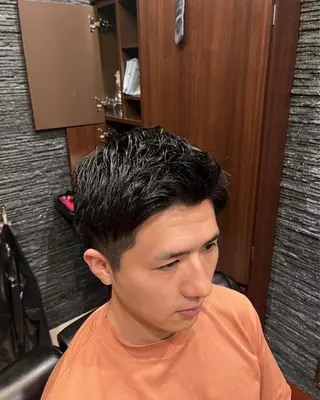 ミディアム メンズ 高橋 優希のヘアスタイル