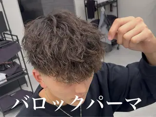 ショート パーマ メンズ ツイスパ達人 龍雅💈のヘアスタイル