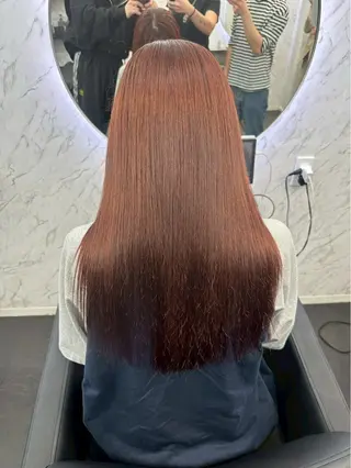 カラー ⋆✦ Leon カット¥1100のヘアスタイル