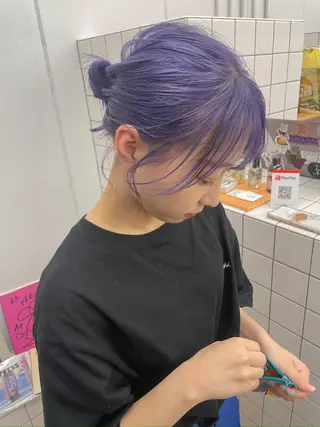 ミディアム カラー 関 京磨のヘアスタイル