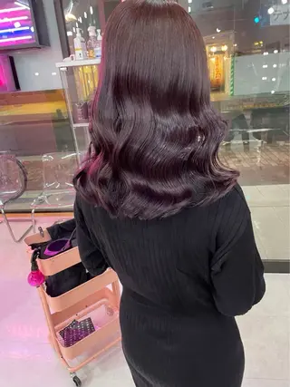 セミロング カラー 🧬MEI/個性派 カラー/派手髪🧬のヘアスタイル