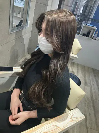 ロング 中野 雄也のヘアスタイル