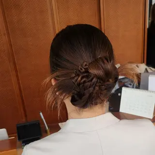 ヘアアレンジ くまだ あかねฅ🐶🐾のヘアスタイル