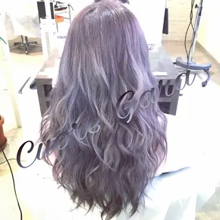 ロング カラー 💓シールエクステ ルミエールのヘアスタイル