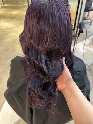 セミロング カラー ヘアアレンジ ハイトーン特化 pepe🎀のヘアスタイル