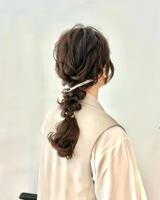 ロング ヘアアレンジ レイヤー/nail COCOROのヘアスタイル