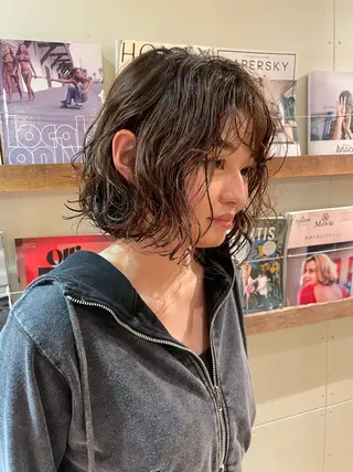 ショート パーマ PayPay対応 kaito🍫のヘアスタイル