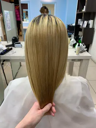 パーマ 朝ラク縮毛矯正 kiryuのヘアスタイル